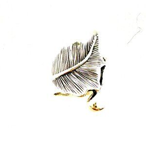 LEAF RING Sterling Silver 925 Stamped Size 8.5